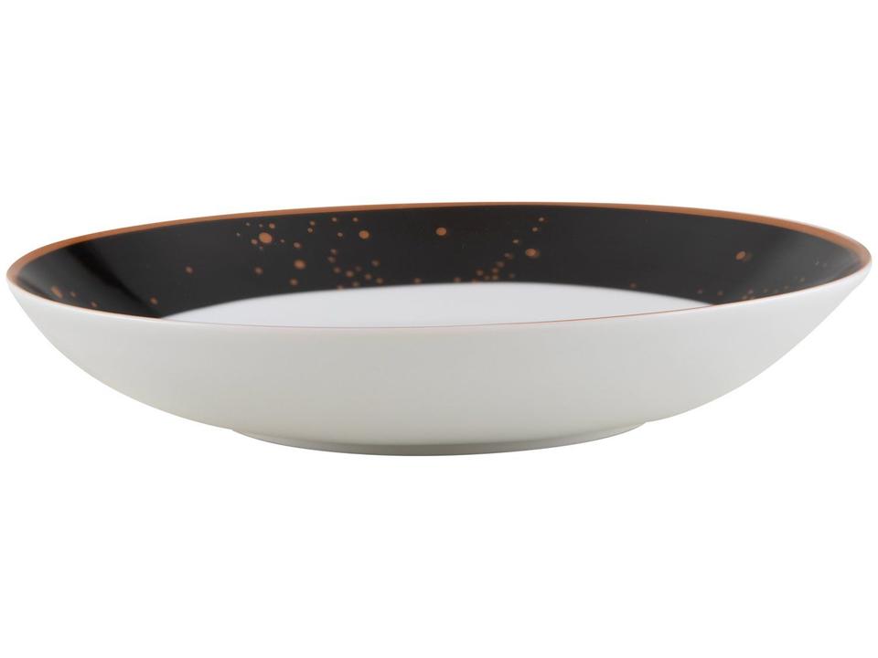 Aparelho de Jantar Sobremesa e Chá 20 Peças Tramontina de Porcelana Preto Redondo Valentina - 8