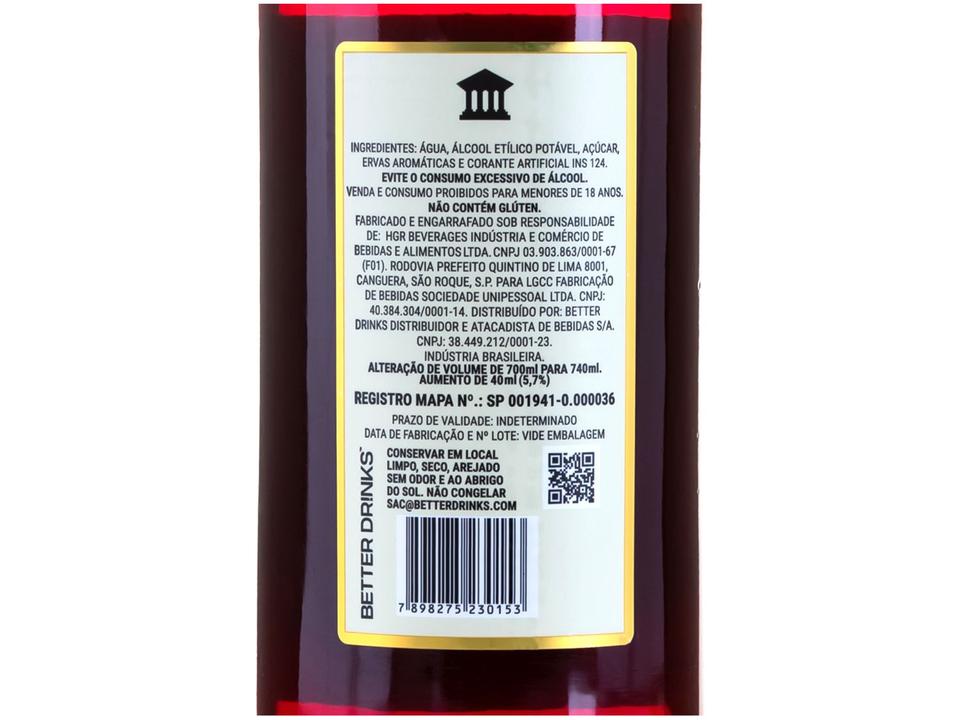 Aperitivo Vermelhão 740ml - 5