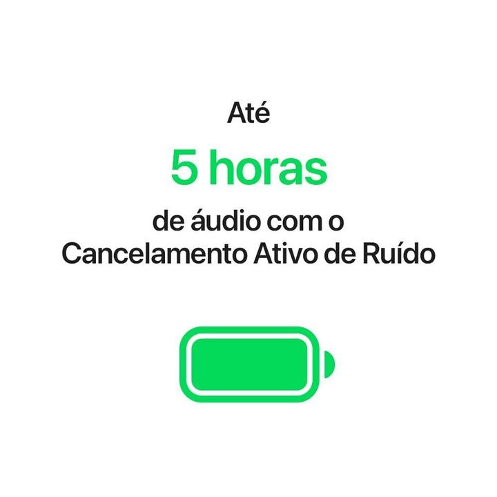 Apple AirPods 5 com Cancelamento Ativo de Ruído e Estojo de Recarga Sem Fio - 7