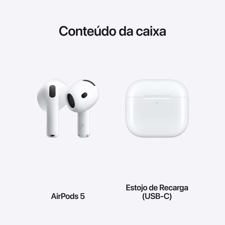 Apple AirPods 5 com Cancelamento Ativo de Ruído - 8