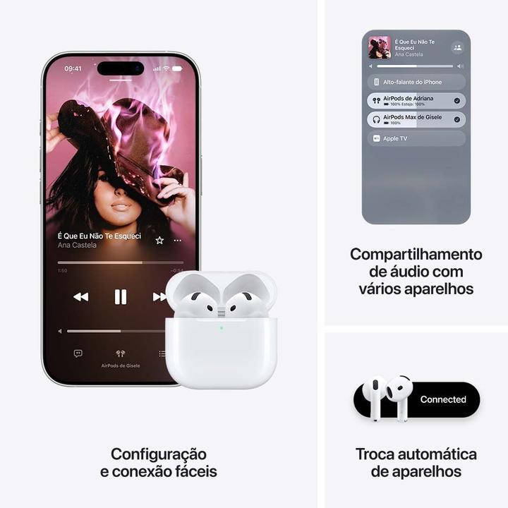 Apple AirPods 5 com Cancelamento Ativo de Ruído - 7