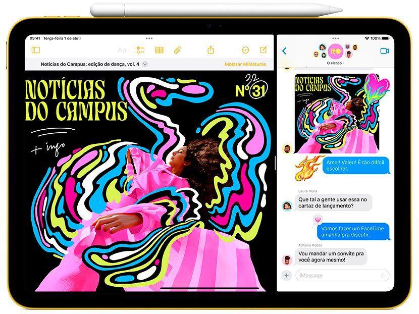 Apple iPad 11" Chip A16 Wi-Fi 128GB Azul - 3