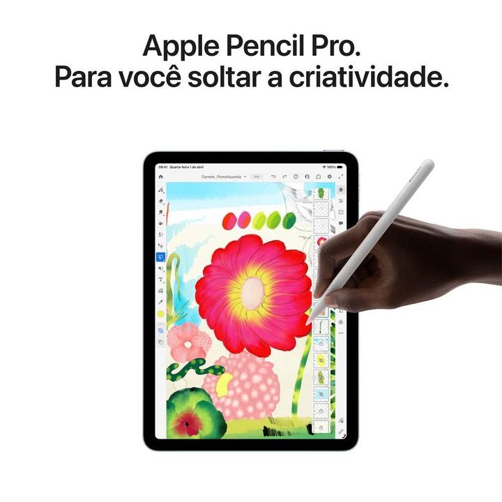 Apple iPad Air 11" Wi-Fi + Cellular 128GB Cinza-espacia - 5