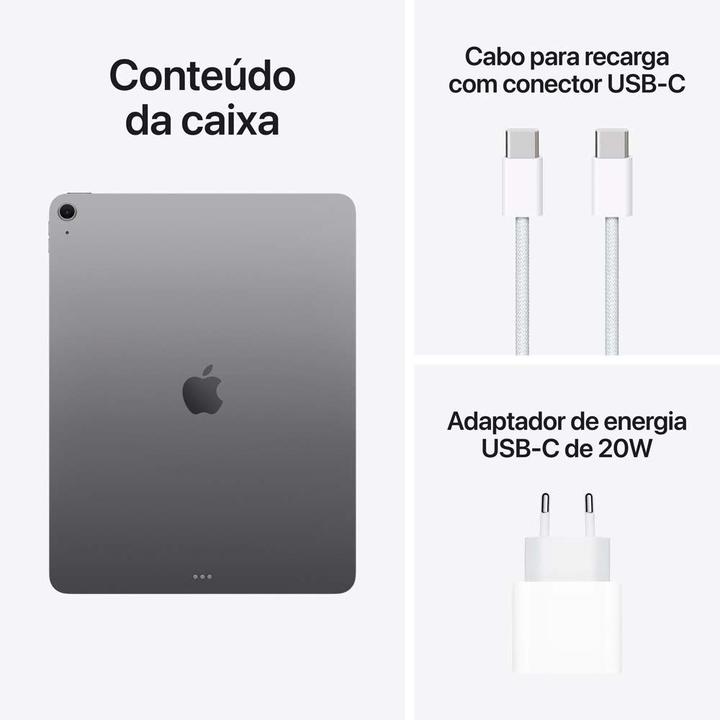 Apple iPad Air 13" Wi-Fi 128GB Cinza-espacial - 9