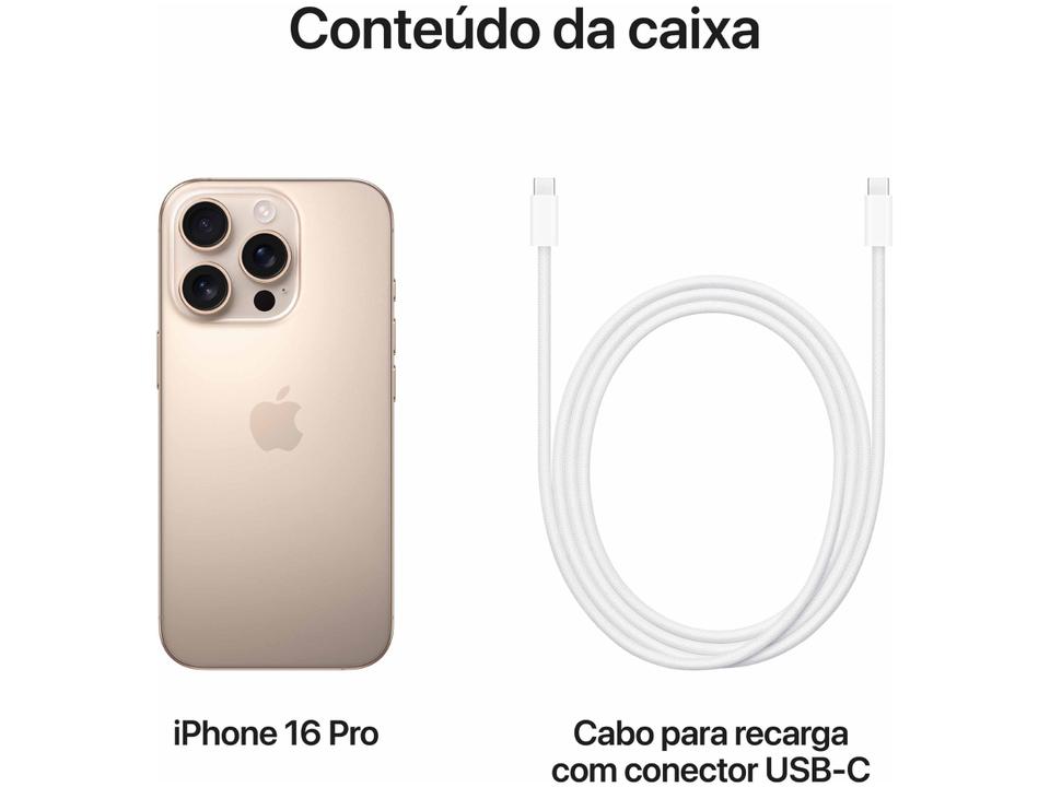 Apple iPhone 16 Pro 1TB Titânio-deserto 6,3" 48MP iOS 5G - 8
