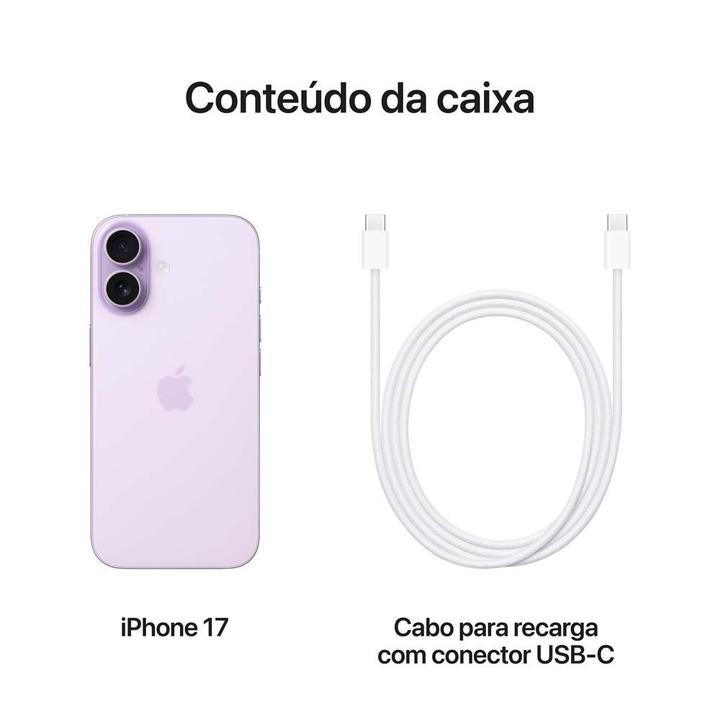 Apple iPhone 17 512GB Lavanda 6,3" 48MP iOS 5G - 7