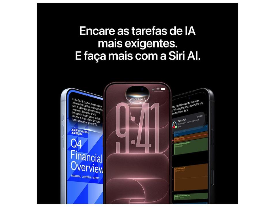 Apple iPhone 18 Pro 256GB Preto 6,3" 48MP iOS 27 5G - 6