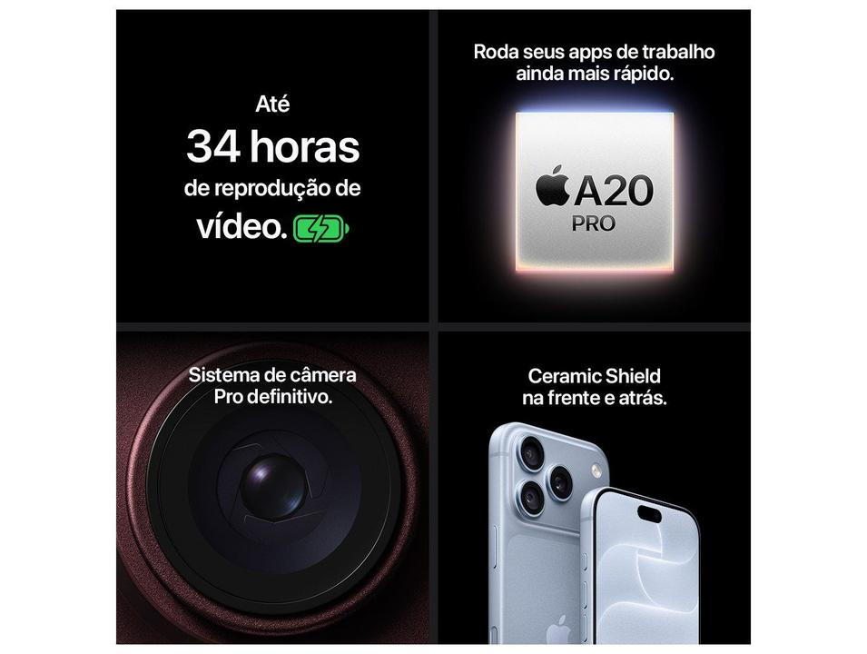 Apple iPhone 18 Pro 256GB Preto 6,3" 48MP iOS 27 5G - 8