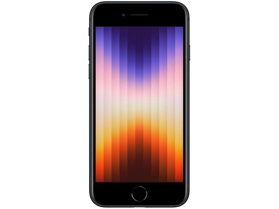 Apple iPhone SE 3ª geração 64GB Meia-noite 4,7 - 1