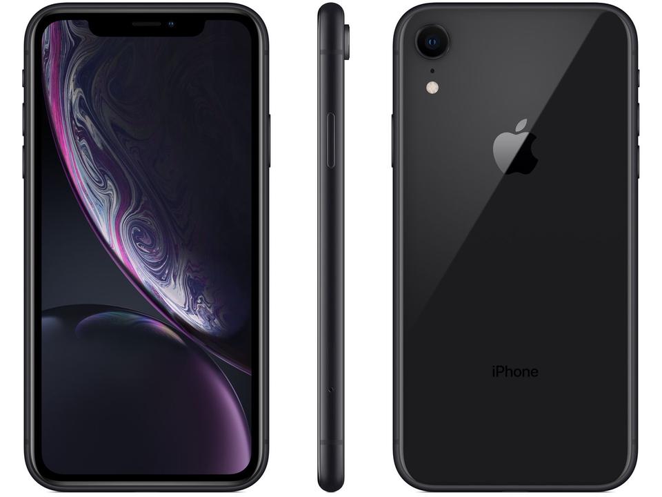 Apple iPhone XR 256GB Preto Tela 6,1” 12MP iOS - 4