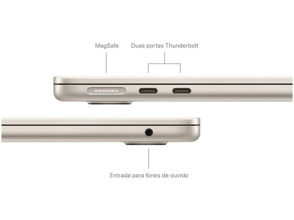Apple MacBook Air 13” M3 8GB RAM 256GB SSD - Cinza-espacial - 6