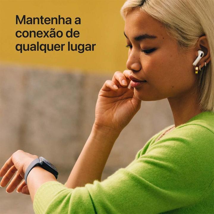 Apple Watch SE 3 GPS Caixa Estelar de Alumínio 44mm Pulseira Esportiva Estelar P/M - 3