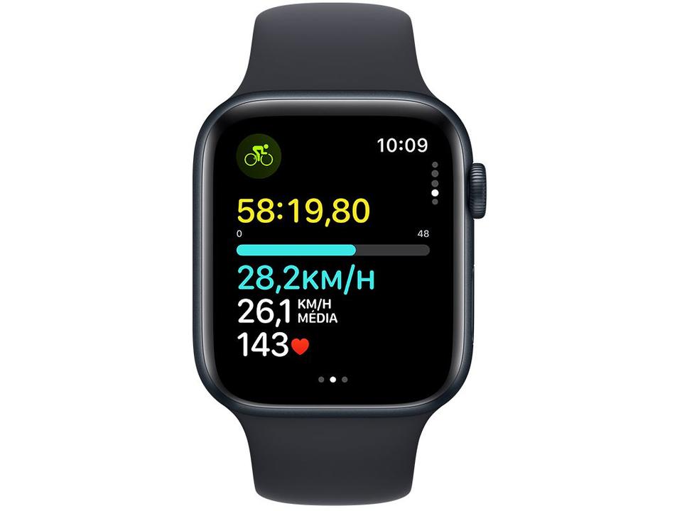 Apple Watch SE GPS + Cellular Caixa Estelar de Alumínio 40mm Pulseira Esportiva Estelar M/G - 5