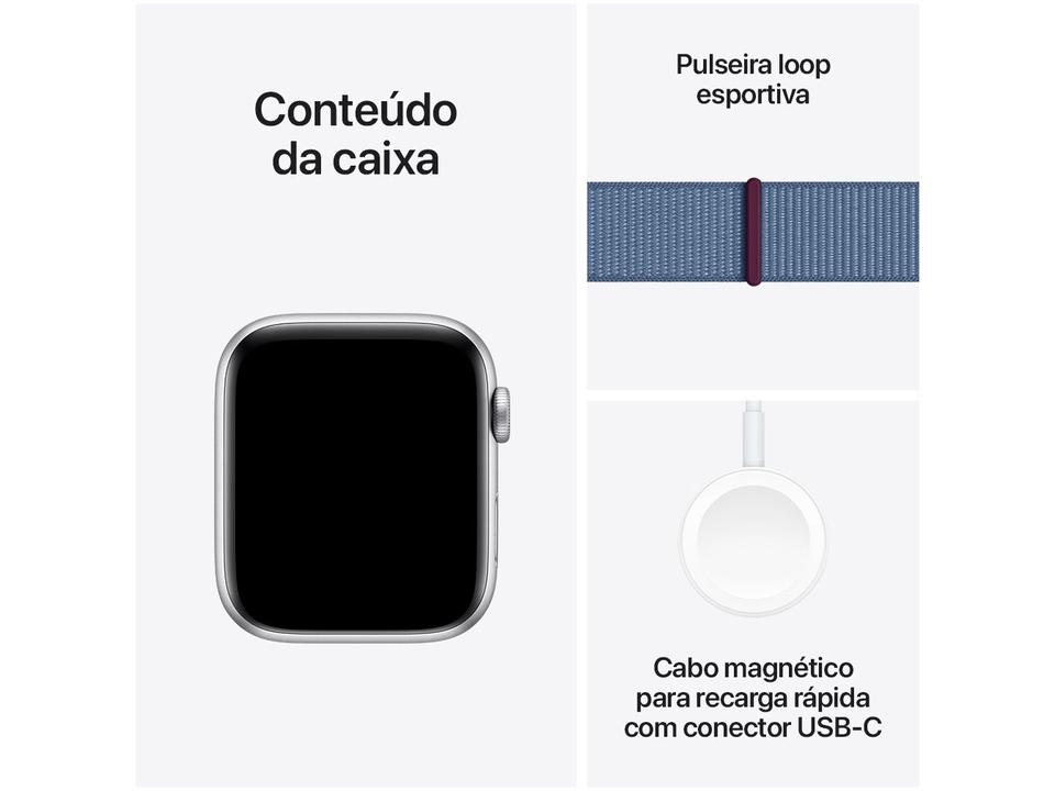 Apple Watch SE GPS + Cellular Caixa Estelar de Alumínio 40mm Pulseira Loop Esportiva Estelar (Neutro em Carbono) - 7