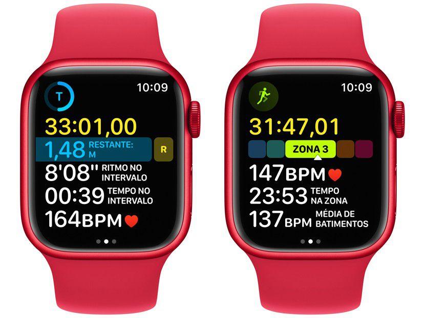 Apple Watch Series 8 41mm GPS Caixa (PRODUCT)RED Alumínio Pulseira Esportiva - 6