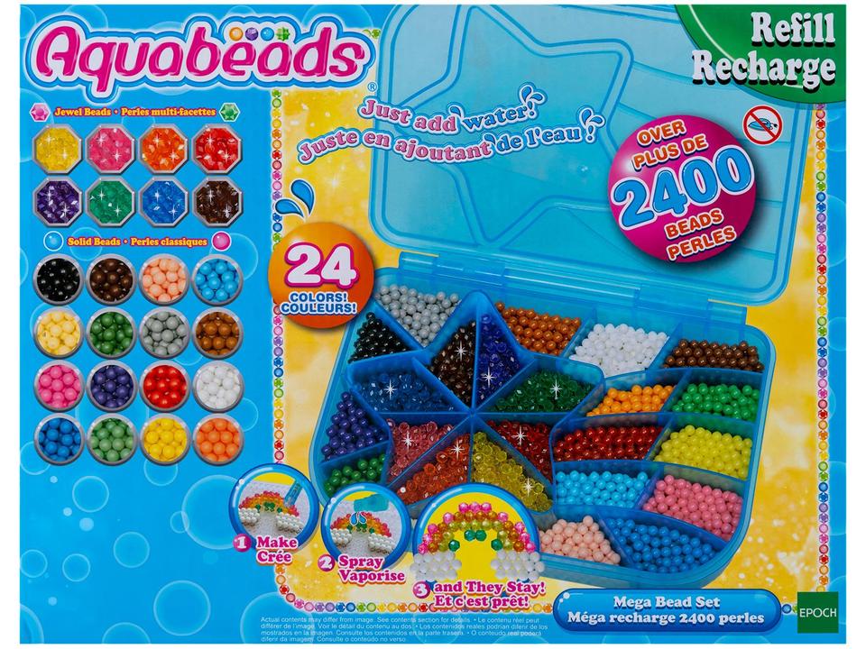 Aquabeads Mega Bead Pack  2400 Peças - 9