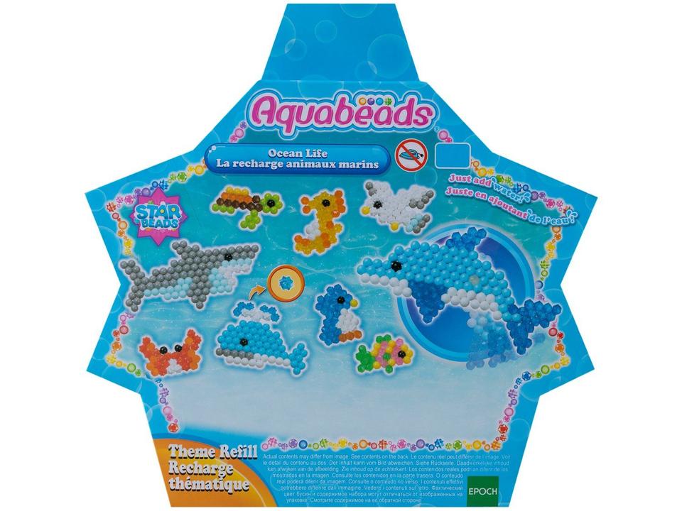 Aquabeads Refil Ocean Life 600 Peças - 7
