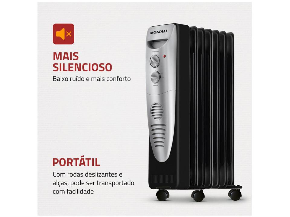 Aquecedor a Óleo Mondial A-06 Portátil - 5