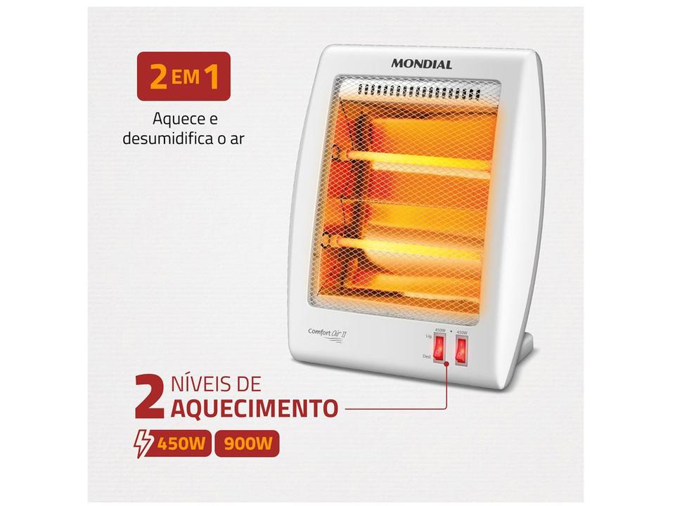 Aquecedor Quartzo Mondial A-15 Portátil - 2