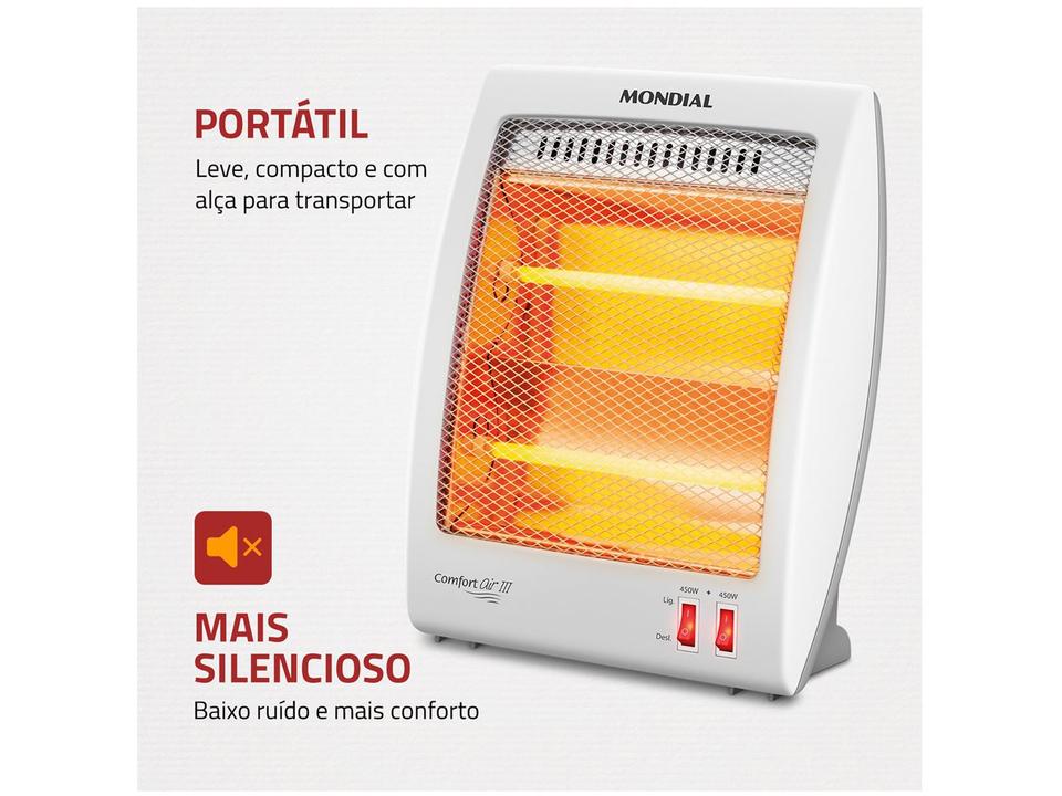 Aquecedor Quartzo Mondial Comfort Air III A-16 Portátil - 6