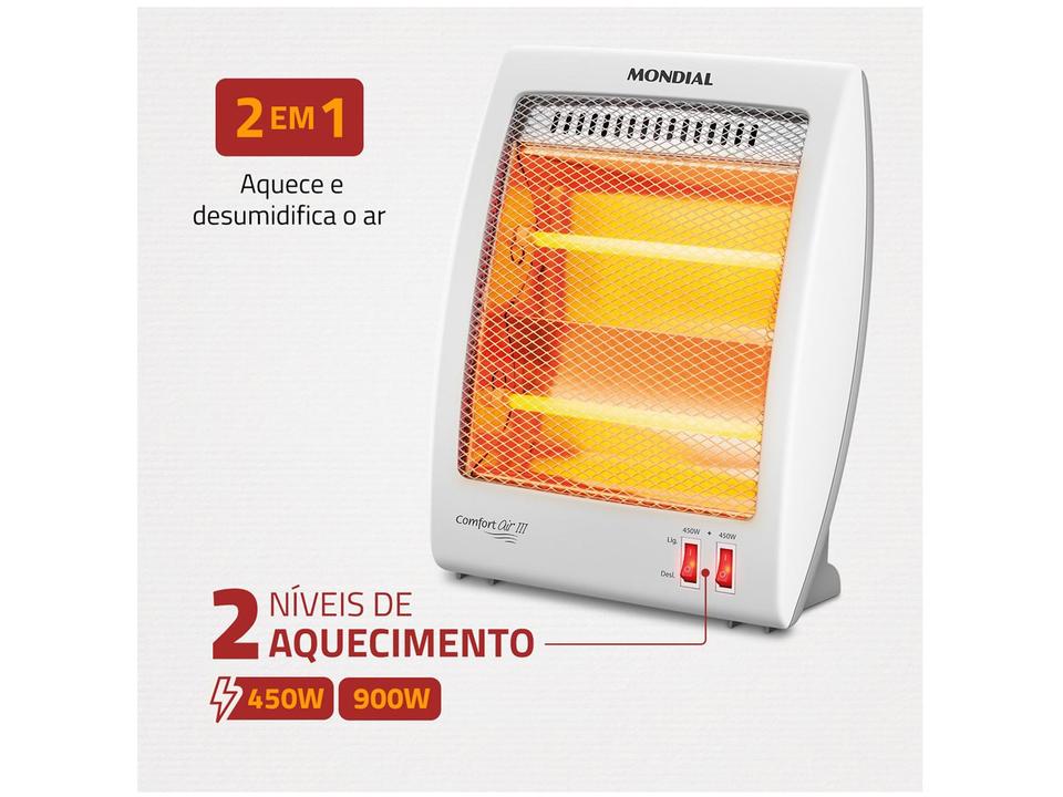 Aquecedor Quartzo Mondial Comfort Air III A-16 Portátil - 3