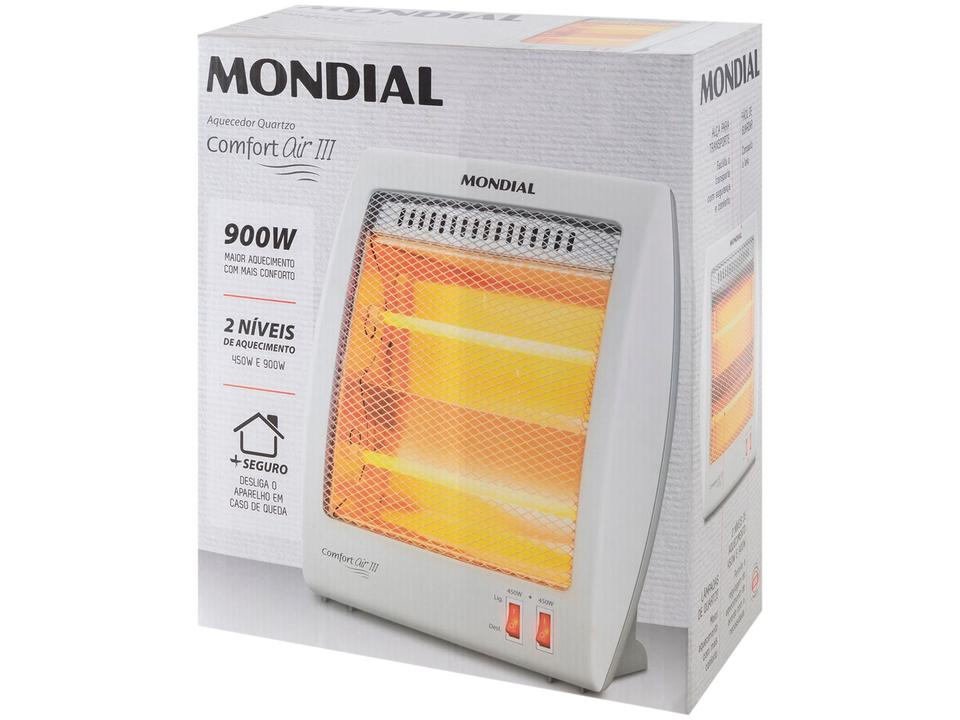 Aquecedor Quartzo Mondial Comfort Air III A-16 Portátil - 13