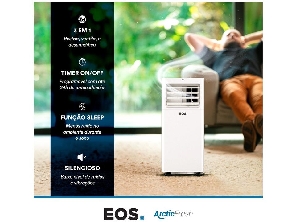Ar-condicionado Portátil 10.000 BTUs EOS Frio Ultra Slim EAP10F - 3