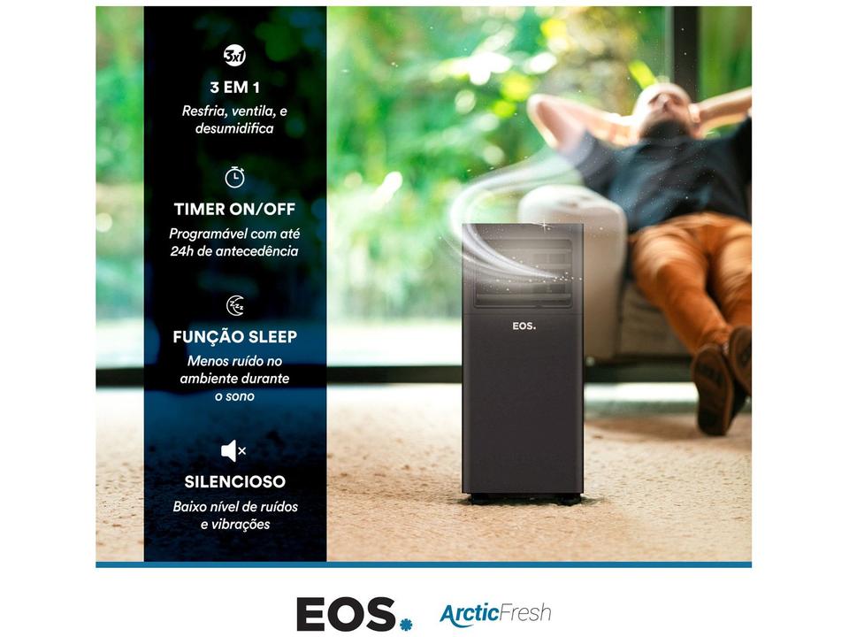 Ar-condicionado Portátil 10.000 BTUs EOS FrioUltra Slim EAP10FP - 3