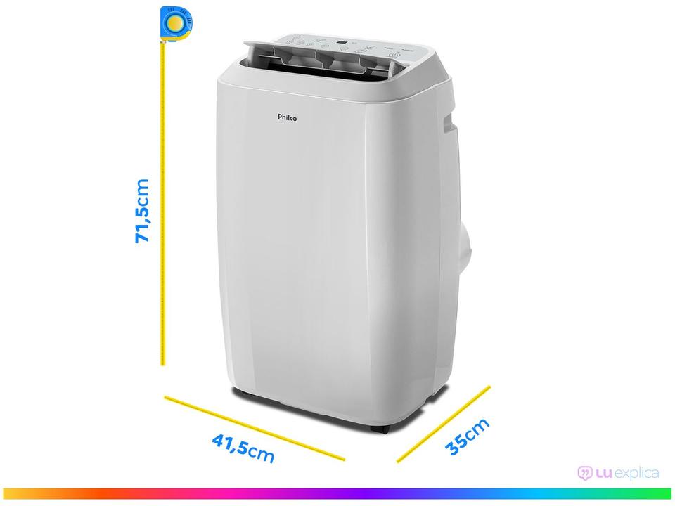 Ar-condicionado Portátil 12.000 BTUs Philco Quente e Frio PAC12000QF5 - 7