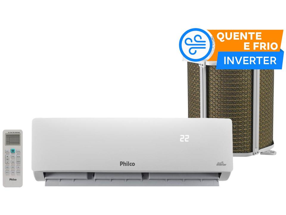 Ar-condicionado Split 12.000 BTUs Philco Eco Inverter Quente e Frio PAC12QC - 1