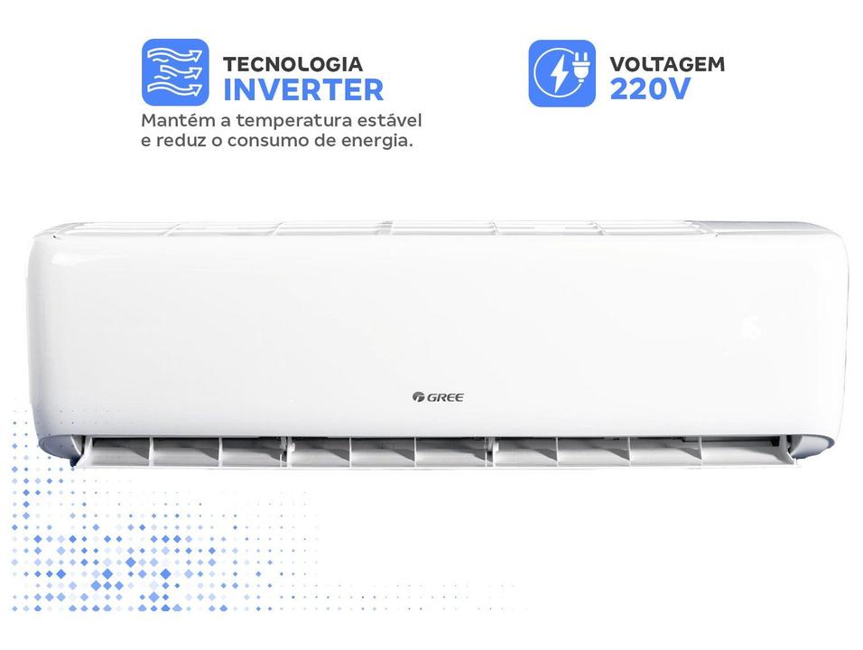 Ar-condicionado Split 12.000BTUs Gree Inverter Frio GWC12ATBXA-D6DNA1A - 5