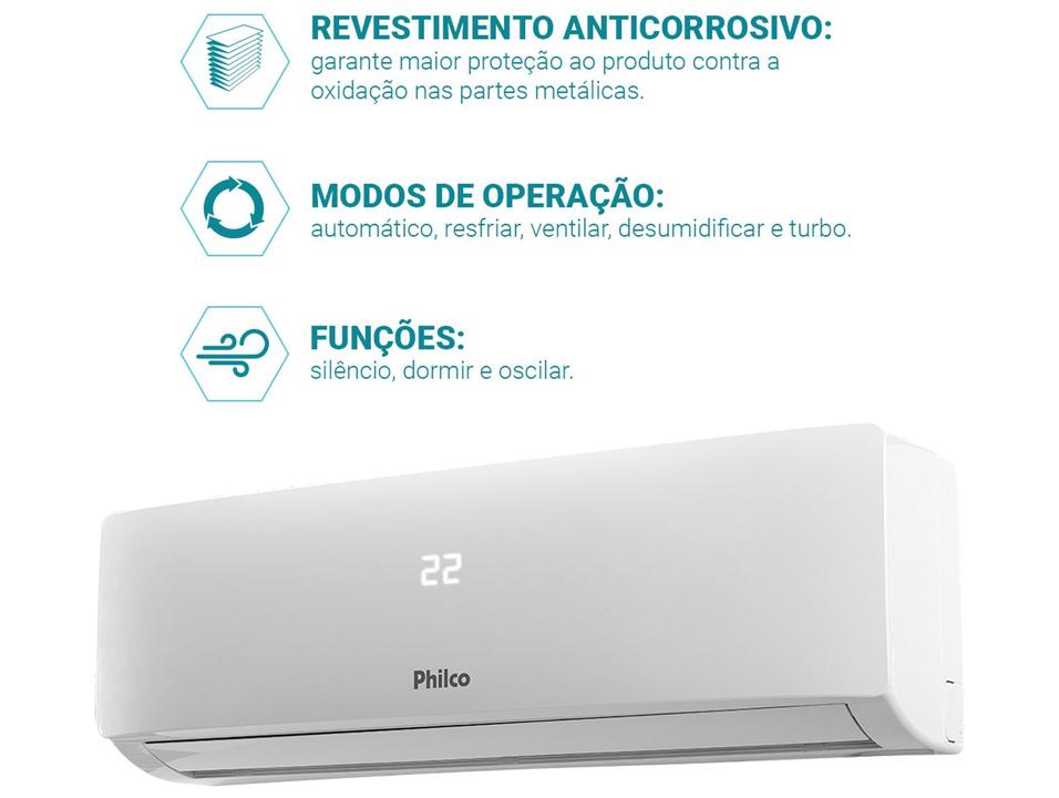 Ar-condicionado Split 12000 BTUs Philco Frio PAC12FI - 4