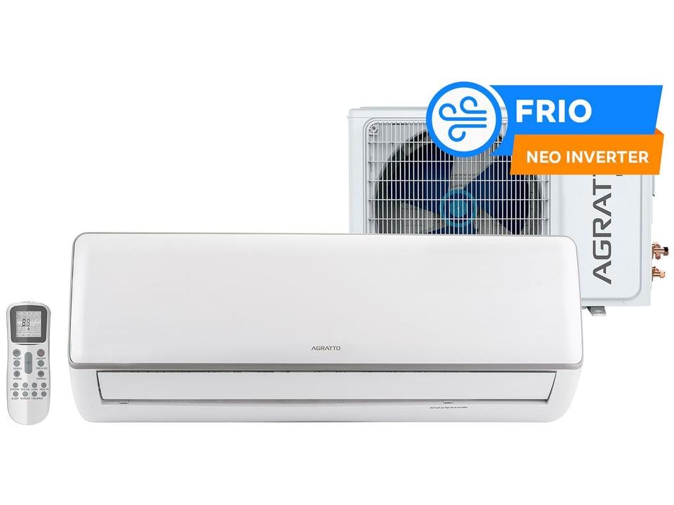 Ar-condicionado Split 18.000 BTUs Agratto Neo Inverter Frio ICS18F-02 - 1