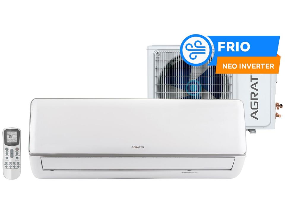 Ar-condicionado Split 24.000 BTUs Agratto Neo Inverter Frio ICS24F-02 - 1