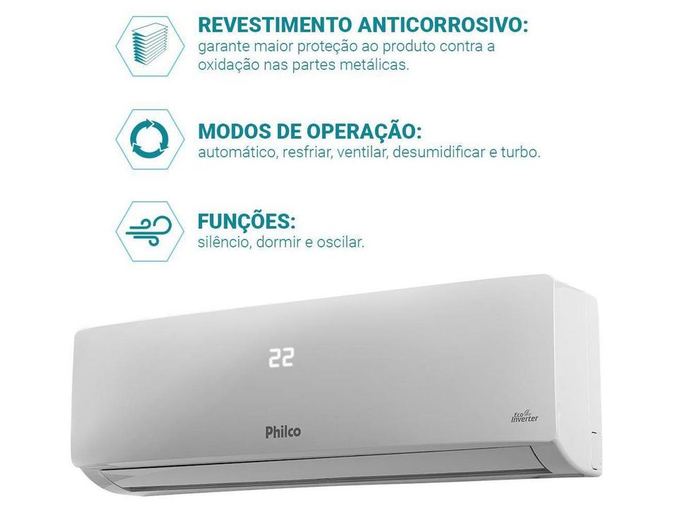 Ar-condicionado Split 24.000 BTUs Philco Eco Inverter Frio PAC24FB - 3
