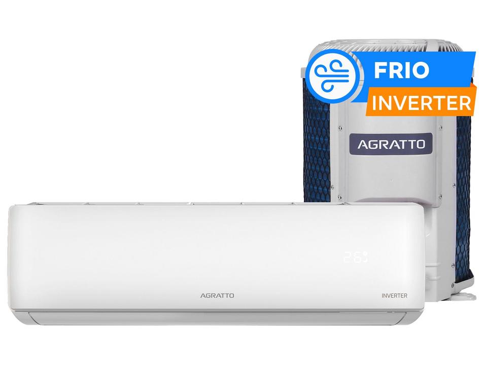 Ar-condicionado Split 9.000 BTUs Agratto Inverter Frio 19502E - 1
