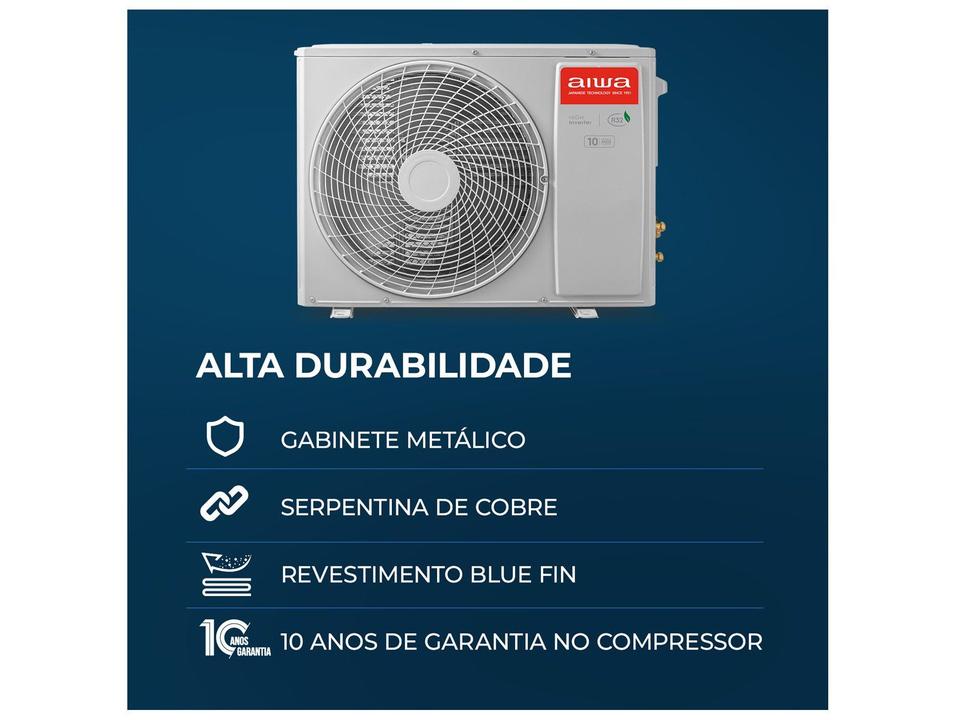 Ar-condicionado Split 9.000 BTUs Aiwa Inverter Frio AWS-AC-9F-EU - 4