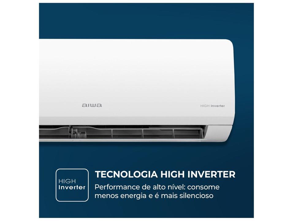 Ar-condicionado Split 9.000 BTUs Aiwa Inverter Frio AWS-AC-9F-EU - 2