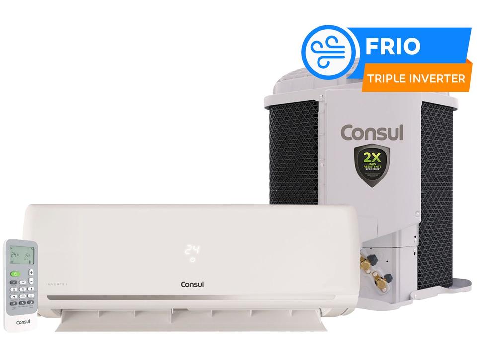 Ar-condicionado Split 9.000 BTUs Consul Triple Inverter Frio CBL09CB - 1