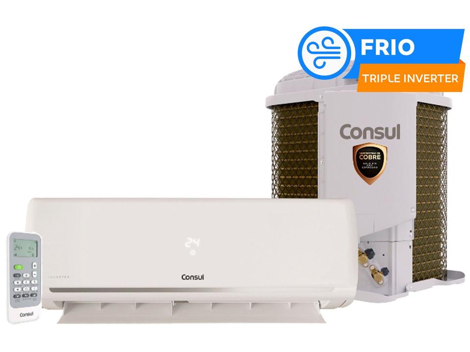 Ar-condicionado Split 9.000 BTUs Consul Triple Inverter Frio PRO CBL09DB - 1