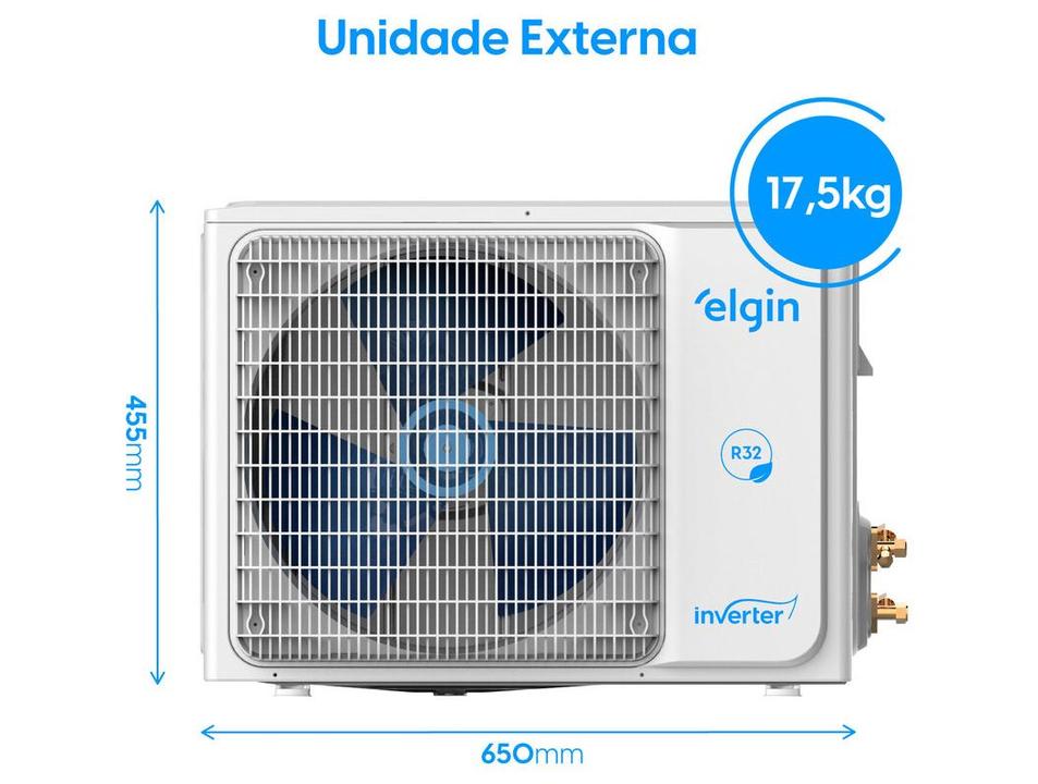 Ar-condicionado Split 9.000 BTUs Elgin Eco Inverter II Frio High Wall HJFC09C2WBCC - 19