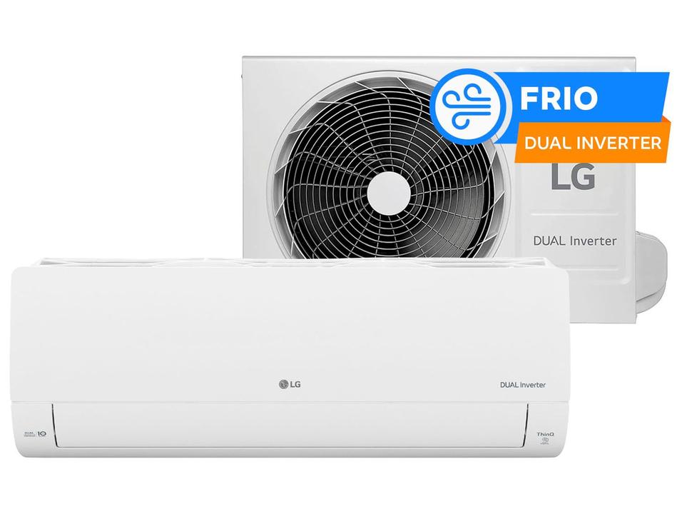 Ar-condicionado Split 9.000 BTUs LG Dual Inverter Frio AI Voice S3NQ09AA31F - 1
