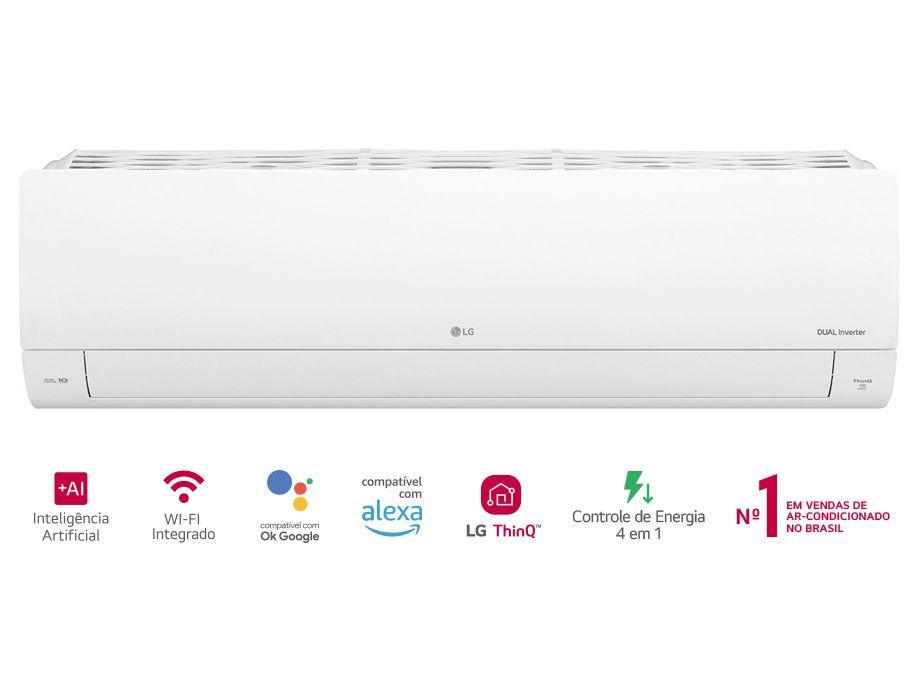 Ar-condicionado Split 9.000 BTUs LG Dual Inverter Quente e Frio AI Voice S3NW09AA31E - 3