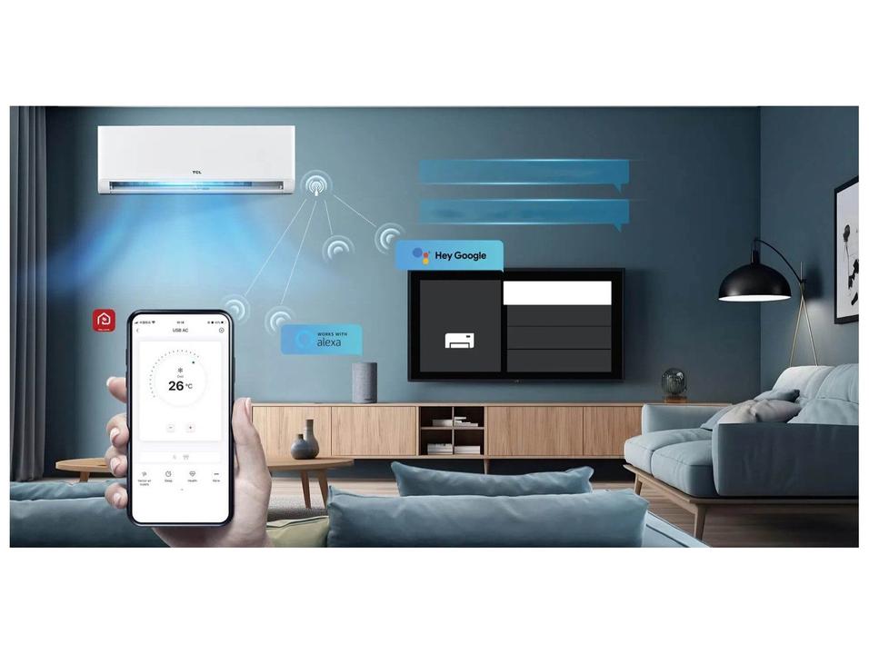 Ar-condicionado Split 9.000 BTUs TCL Inverter Frio BreezeIN AI TAC-09CTG3-INV-I - 2