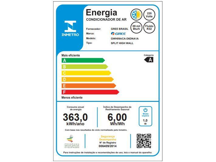 Ar-condicionado Split 9000 BTUs Gree Inverter Quente e Frio G Diamond Auto GWH09ACA-D6DNA1A - 8