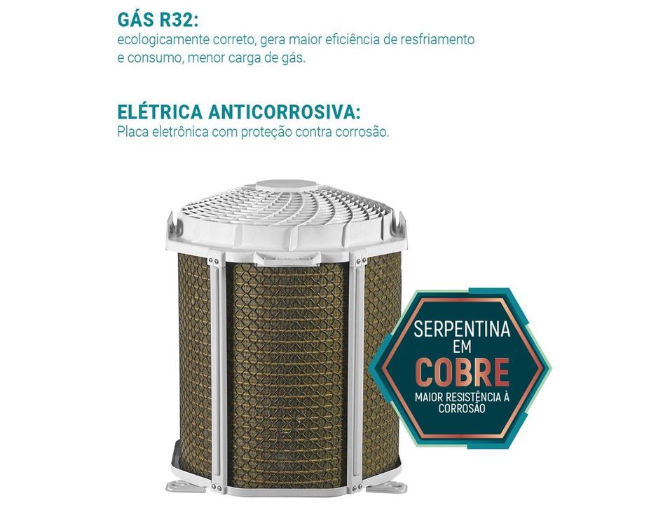 Ar-condicionado Split 9000 BTUs Philco Quente e Frio PAC9QI - 5