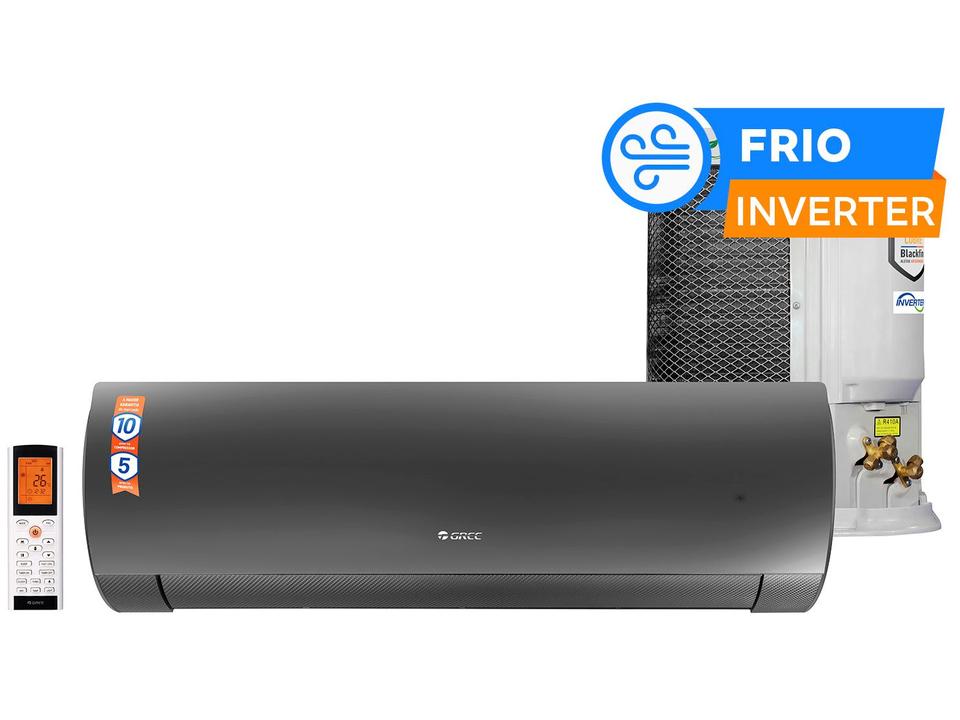 Ar-condicionado Split Gree Inverter 12.000 BTUs Frio Wi-Fi G-Diamond - 1