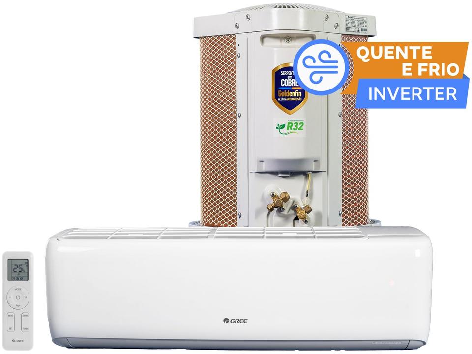 Ar-condicionado Split Gree Inverter 12.000BTUs Quente e Frio GWH12ATB-D6DNA2A - 1