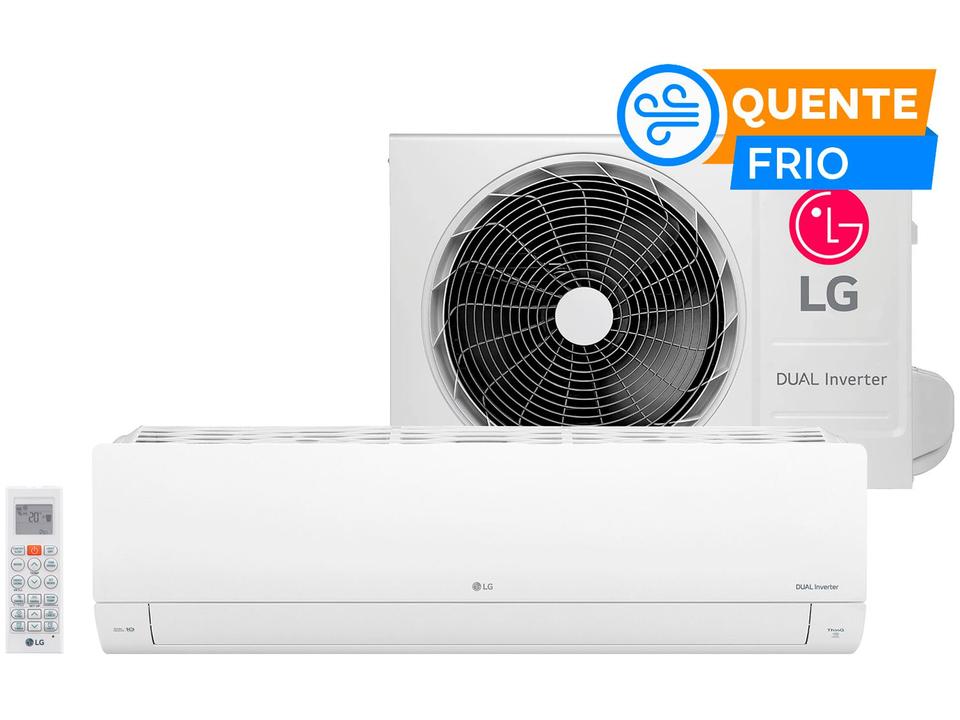 Ar-condicionado Split Hi-Wall LG Dual Inverter Voice +AI 12.000 BTUs Quente e Frio S3-W12JA31A - 1