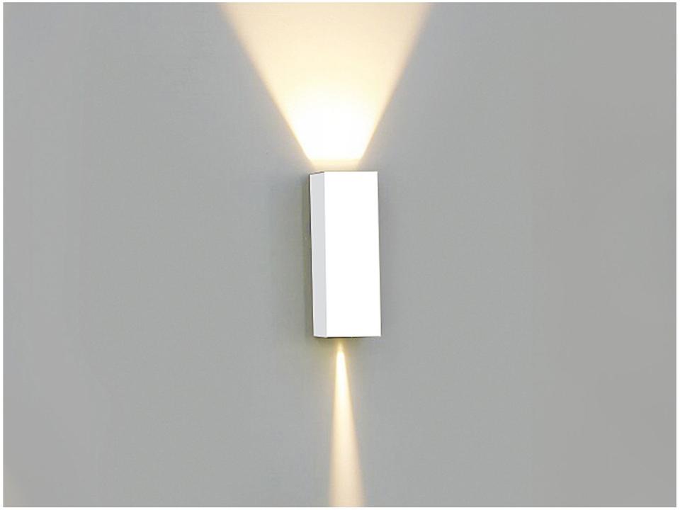 Arandela Externa de Efeito Branca LED 5W - Gaya Focus Slim - 1